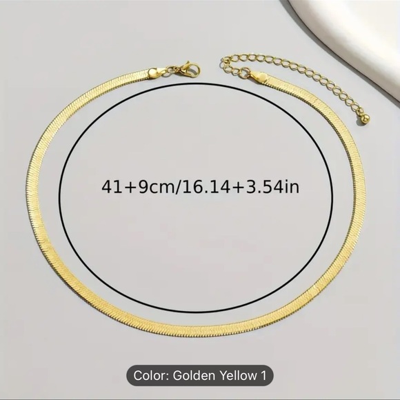 NWT gold in color snake chain - Picture 2 of 3